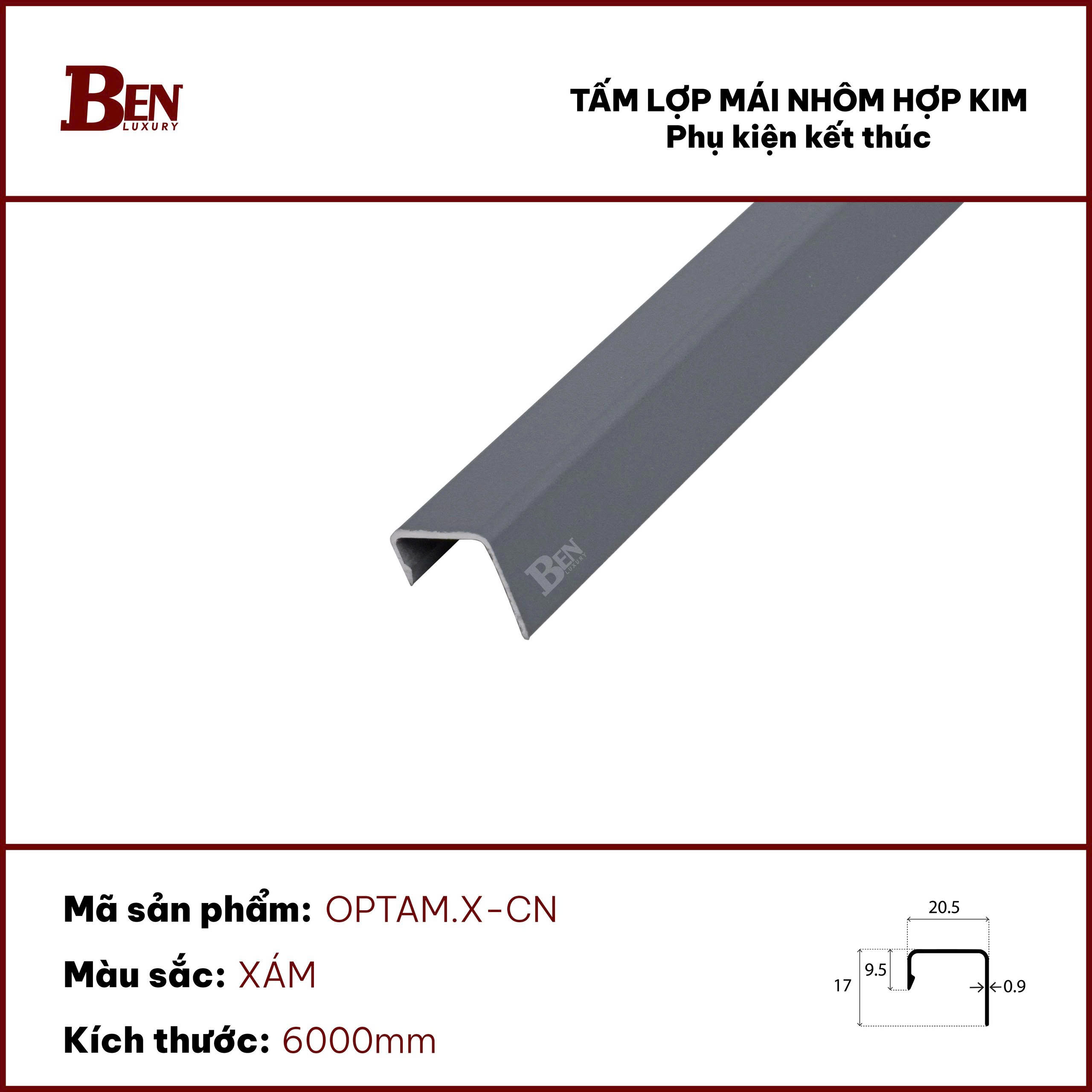 Thanh kết thúc tấm lợp - Ảnh 2