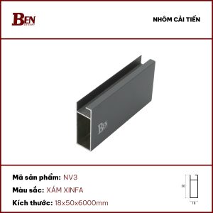 Lá nhôm ghép - Xám xingfa