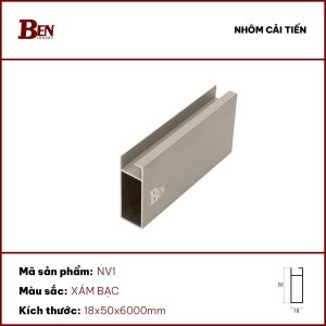 Lá nhôm ghép - Xám bạc