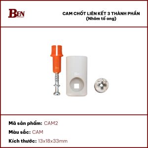 Cam chốt liên kết tấm tổ ong